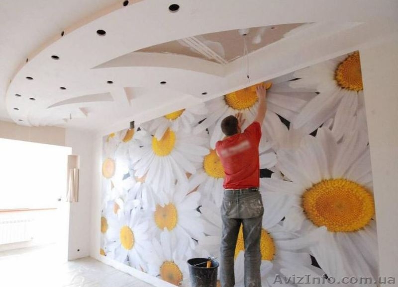 Поклейка любых видов обоев, подготовка и покраска обоев в Киеве. - <ro>Изображение</ro><ru>Изображение</ru> #1, <ru>Объявление</ru> #1538518