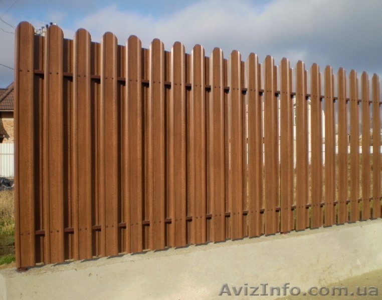 Евроштакетный забор металлический - <ro>Изображение</ro><ru>Изображение</ru> #6, <ru>Объявление</ru> #1553690