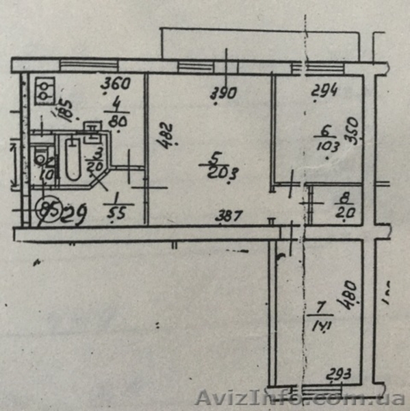 3-х комнатная квартира, ул. Большая Васильковская 101. - <ro>Изображение</ro><ru>Изображение</ru> #8, <ru>Объявление</ru> #1566275
