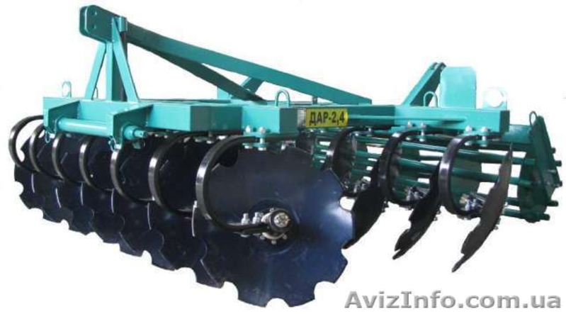 Дисковая борона рессорная ДАР-2,4 - <ro>Изображение</ro><ru>Изображение</ru> #1, <ru>Объявление</ru> #1565740