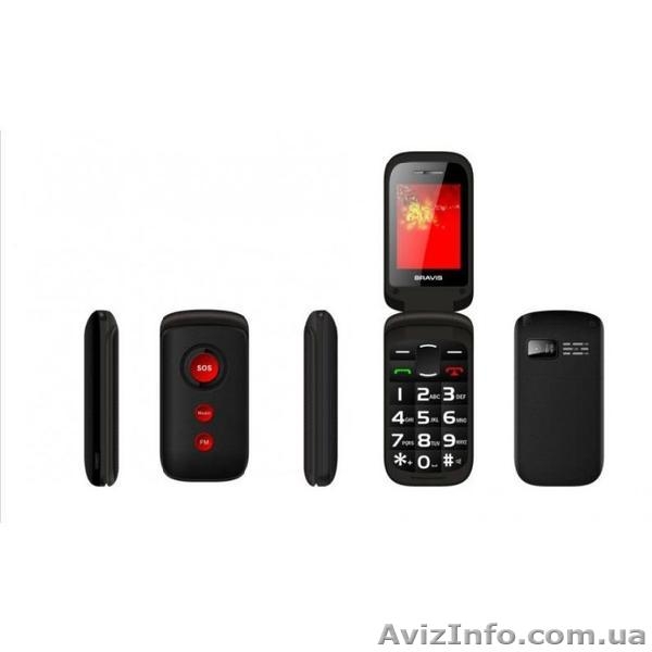 Телефон-раскладушка бабушкофон Bravis CLAMP - <ro>Изображение</ro><ru>Изображение</ru> #6, <ru>Объявление</ru> #1564982