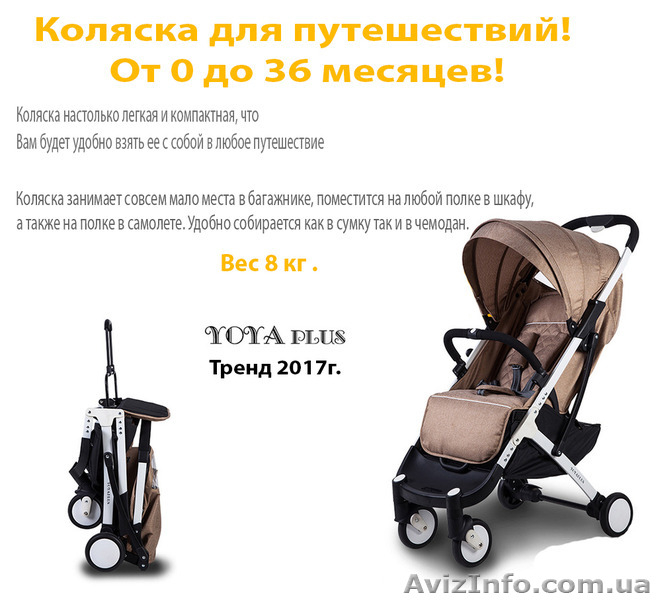 Тренд 2017! Коляска YOYA PLUS - для активных родителей - <ro>Изображение</ro><ru>Изображение</ru> #1, <ru>Объявление</ru> #1567093