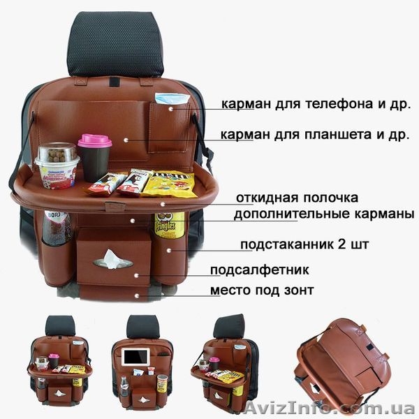 Органайзер на автомобильное сиденье - <ro>Изображение</ro><ru>Изображение</ru> #5, <ru>Объявление</ru> #1574233