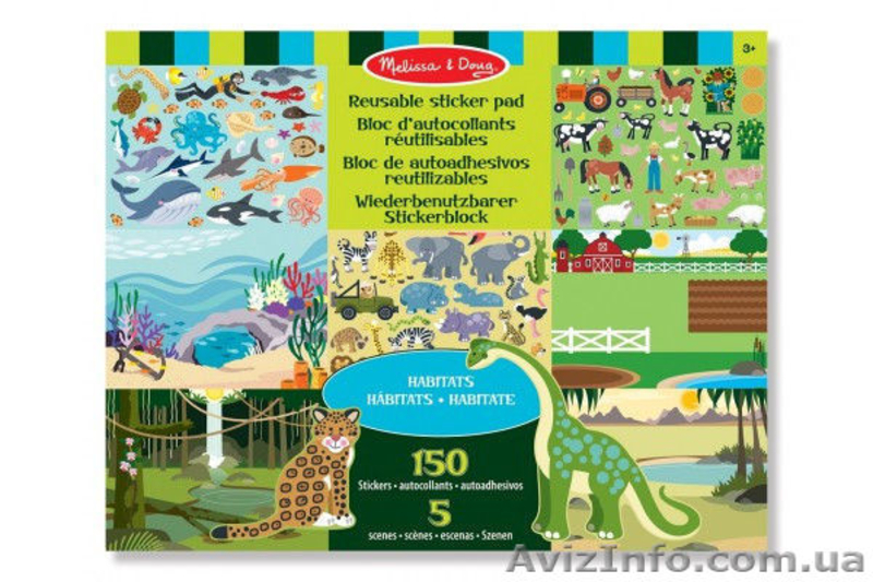 Наборы многоразовых наклеек Melissa&Doug РАСПРОДАЖА  - <ro>Изображение</ro><ru>Изображение</ru> #5, <ru>Объявление</ru> #1578635