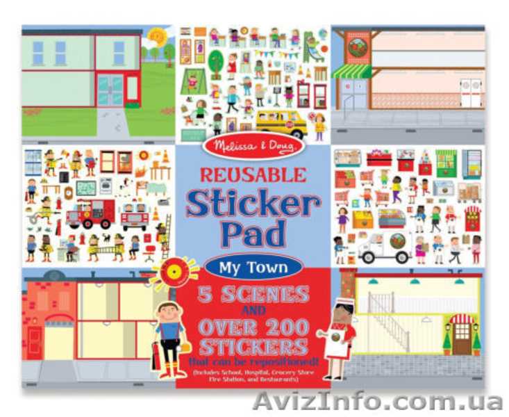 Наборы многоразовых наклеек Melissa&Doug РАСПРОДАЖА  - <ro>Изображение</ro><ru>Изображение</ru> #3, <ru>Объявление</ru> #1578635