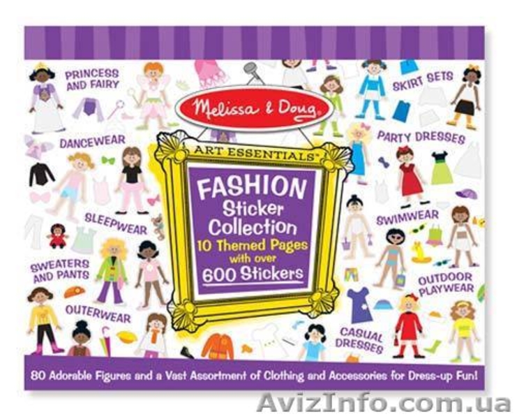 Наборы многоразовых наклеек Melissa&Doug РАСПРОДАЖА  - <ro>Изображение</ro><ru>Изображение</ru> #1, <ru>Объявление</ru> #1578635