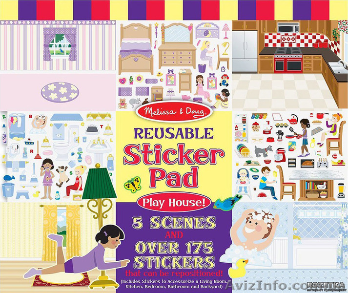 Наборы многоразовых наклеек Melissa&Doug РАСПРОДАЖА  - <ro>Изображение</ro><ru>Изображение</ru> #8, <ru>Объявление</ru> #1578635