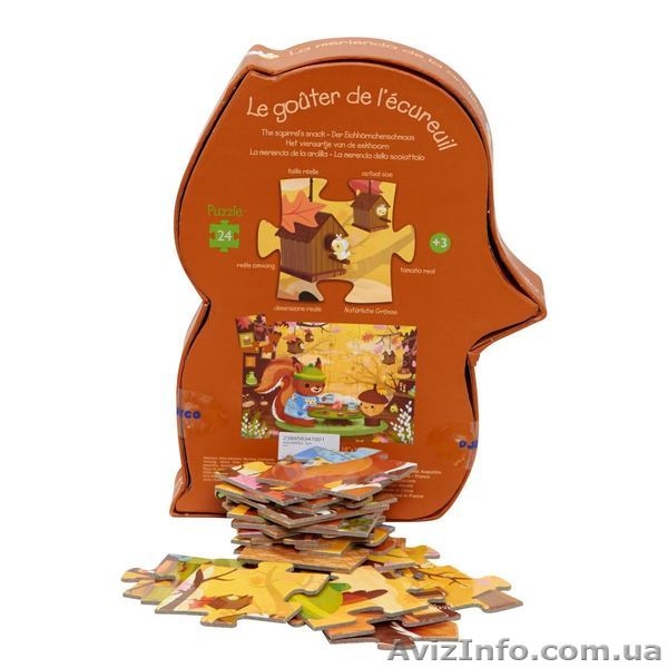 DJECO Пазл 24 шт "Белочкин завтрак" - <ro>Изображение</ro><ru>Изображение</ru> #3, <ru>Объявление</ru> #1578680