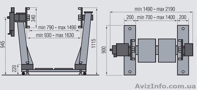 Стапель  кантаватель RAV R12 для  ремонта двигателя г/п 800кг - <ro>Изображение</ro><ru>Изображение</ru> #6, <ru>Объявление</ru> #1581021