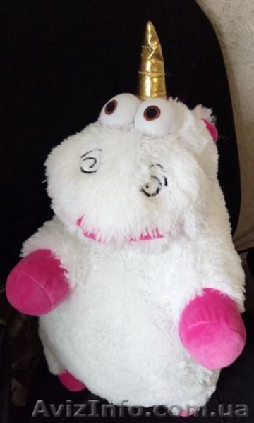 Мягкая игрушка единорог Флаффи из м/ф Гадкий Я, 60 см. - <ro>Изображение</ro><ru>Изображение</ru> #3, <ru>Объявление</ru> #1589581