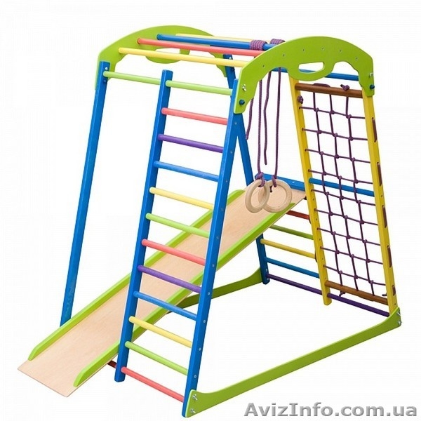 Детский спортивный комплекс для дома SportWood - <ro>Изображение</ro><ru>Изображение</ru> #5, <ru>Объявление</ru> #1593679