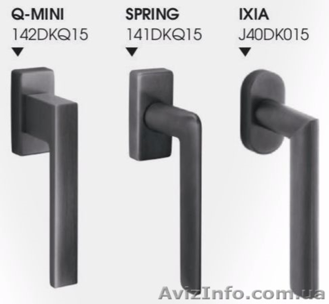 Итальянские ручки для межкомнатных дверей и окон Satin Black Reguitti - <ro>Изображение</ro><ru>Изображение</ru> #4, <ru>Объявление</ru> #1593948