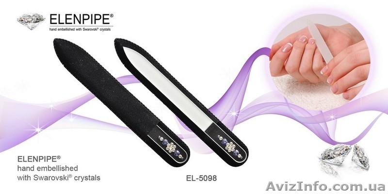 Маникюрные пилочки из чешского хрусталя Bohemia "Lactea" Swarovski 5090-96 - <ro>Изображение</ro><ru>Изображение</ru> #3, <ru>Объявление</ru> #1592615