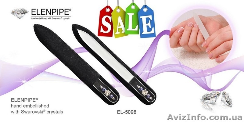 Маникюрные пилочки из чешского хрусталя Bohemia "Lactea" Swarovski 5090-96 - <ro>Изображение</ro><ru>Изображение</ru> #6, <ru>Объявление</ru> #1592615