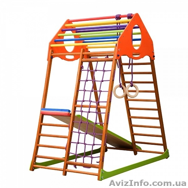 Детский спортивный комплекс для дома КиндВуд - <ro>Изображение</ro><ru>Изображение</ru> #3, <ru>Объявление</ru> #1593678
