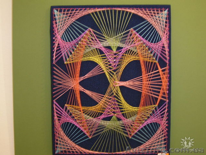 Никтографика ниточный дизайн искусство картины хобби народное творчест - <ro>Изображение</ro><ru>Изображение</ru> #2, <ru>Объявление</ru> #1593412