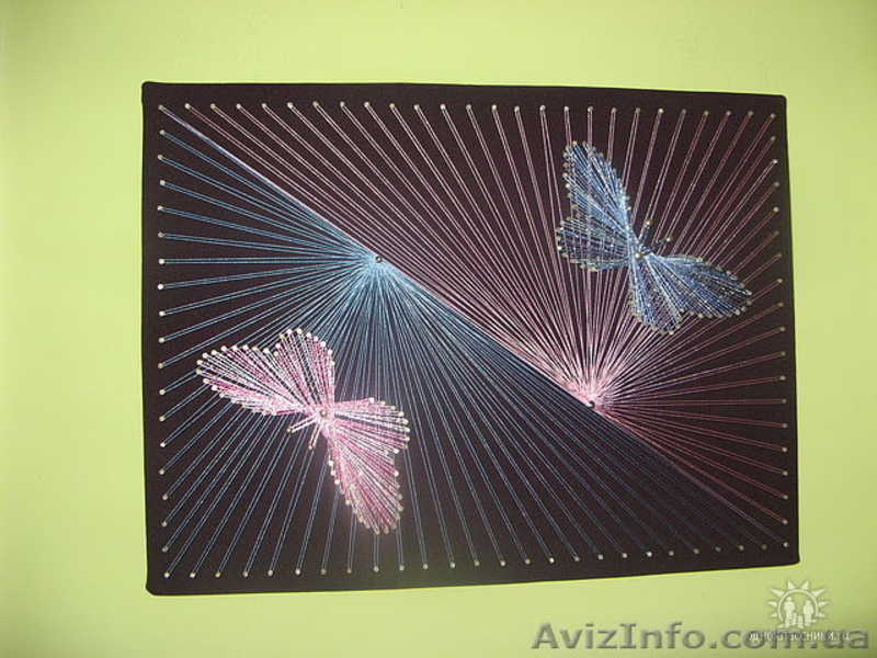 Никтографика ниточный дизайн искусство картины хобби народное творчест - <ro>Изображение</ro><ru>Изображение</ru> #3, <ru>Объявление</ru> #1593412