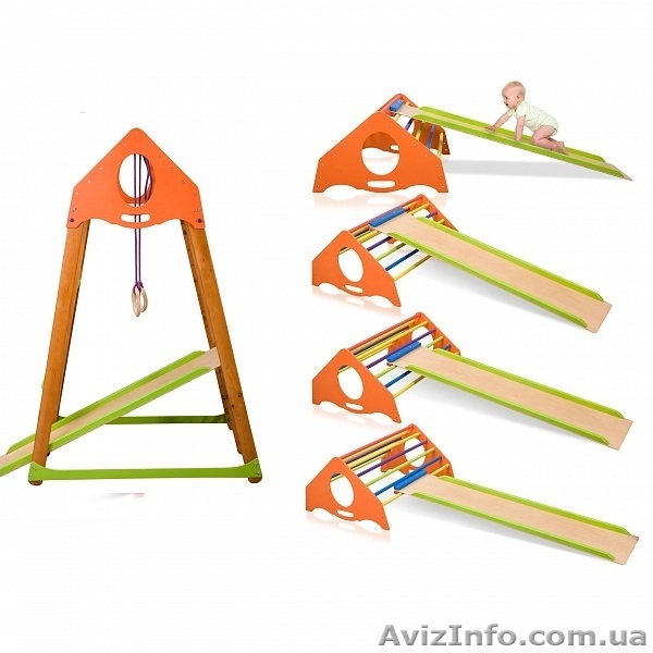 Детский спортивный комплекс для дома КиндВуд - <ro>Изображение</ro><ru>Изображение</ru> #6, <ru>Объявление</ru> #1593678
