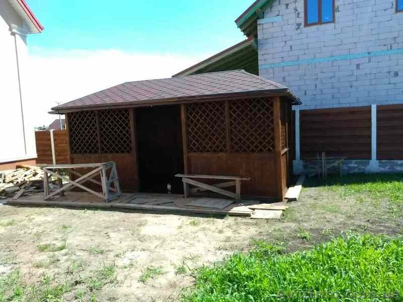 Альтанка з дерева. Деревянная беседка. Альтанка.  - <ro>Изображение</ro><ru>Изображение</ru> #2, <ru>Объявление</ru> #1592124