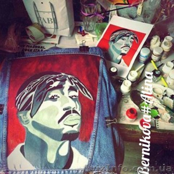 Яркая стильная одежда (ручная роспись) - <ro>Изображение</ro><ru>Изображение</ru> #1, <ru>Объявление</ru> #1599412