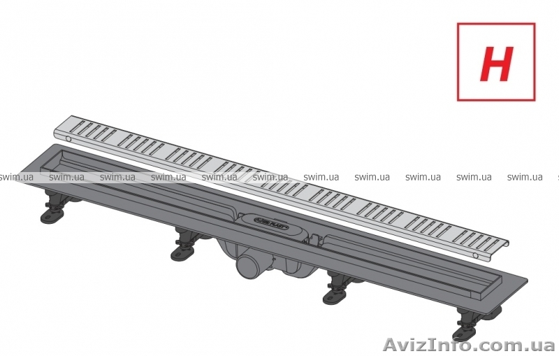 Желоб водоотводящий Alca Plast APZ10-850M - <ro>Изображение</ro><ru>Изображение</ru> #3, <ru>Объявление</ru> #1598133