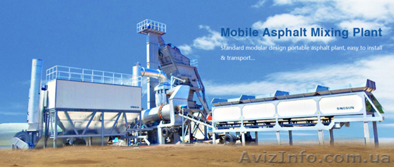 Мобильный Асфальтобетонный Завод SINOSUN 120 Tн/ч  - <ro>Изображение</ro><ru>Изображение</ru> #3, <ru>Объявление</ru> #1596265