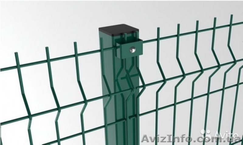 Забор из сетки для дачи. Сварное ограждение секционного типа «РУБЕЖ» 3D - <ro>Изображение</ro><ru>Изображение</ru> #3, <ru>Объявление</ru> #1604140