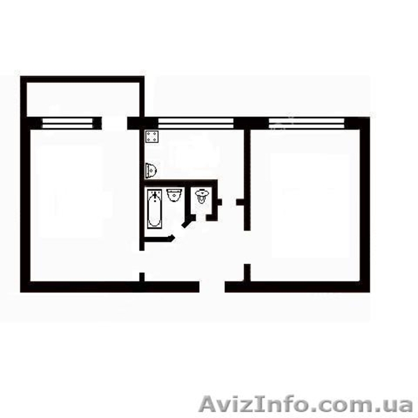 Двухкомнатная квартира в Вышгороде - <ro>Изображение</ro><ru>Изображение</ru> #1, <ru>Объявление</ru> #1602048