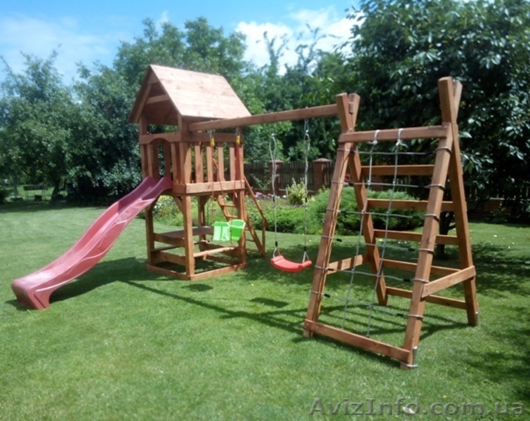 Детский комплекс "Большая игра" деревянный - <ro>Изображение</ro><ru>Изображение</ru> #2, <ru>Объявление</ru> #1604343