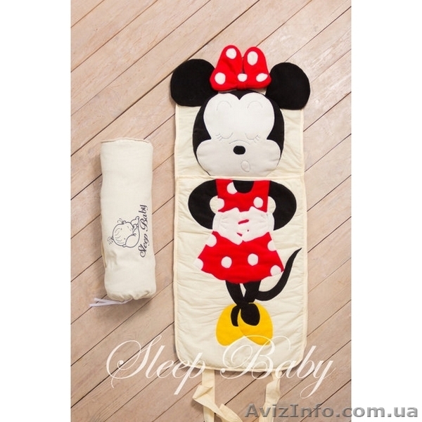Мимишный спальный конвертик детям Минни Маус (размер в ассортименте) - <ro>Изображение</ro><ru>Изображение</ru> #1, <ru>Объявление</ru> #1600702