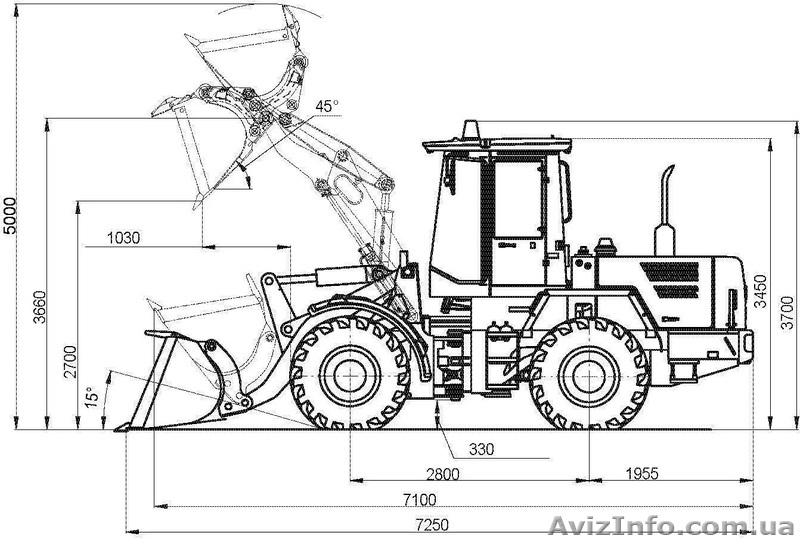 Погрузчики универсальные АМКОДОР 332С4 и АМКОДОР 332С4-01 - <ro>Изображение</ro><ru>Изображение</ru> #3, <ru>Объявление</ru> #1604505