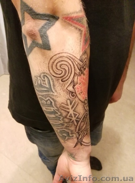 Тату Викинг, Руны, Славянские Татуировки,Тату Самураи - <ro>Изображение</ro><ru>Изображение</ru> #3, <ru>Объявление</ru> #1128966