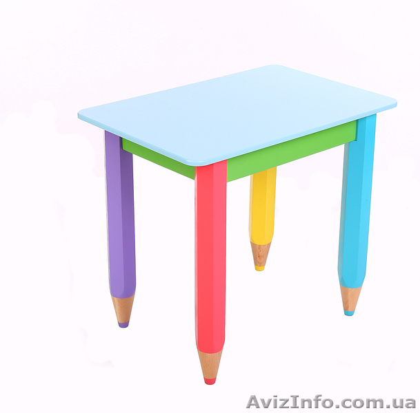 Детский столик без пенала 60см на 40см Карандаши - <ro>Изображение</ro><ru>Изображение</ru> #8, <ru>Объявление</ru> #1604346