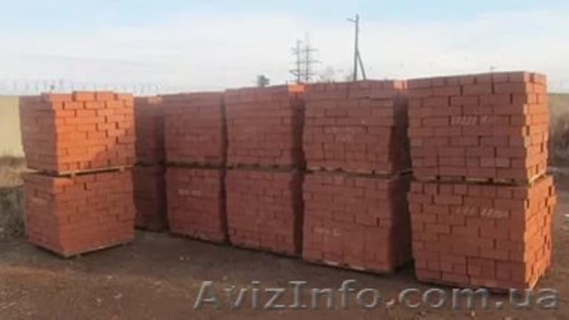 Кирпич рядовой красный полнотелый М-100, М-125, М-150 - <ro>Изображение</ro><ru>Изображение</ru> #1, <ru>Объявление</ru> #1605061