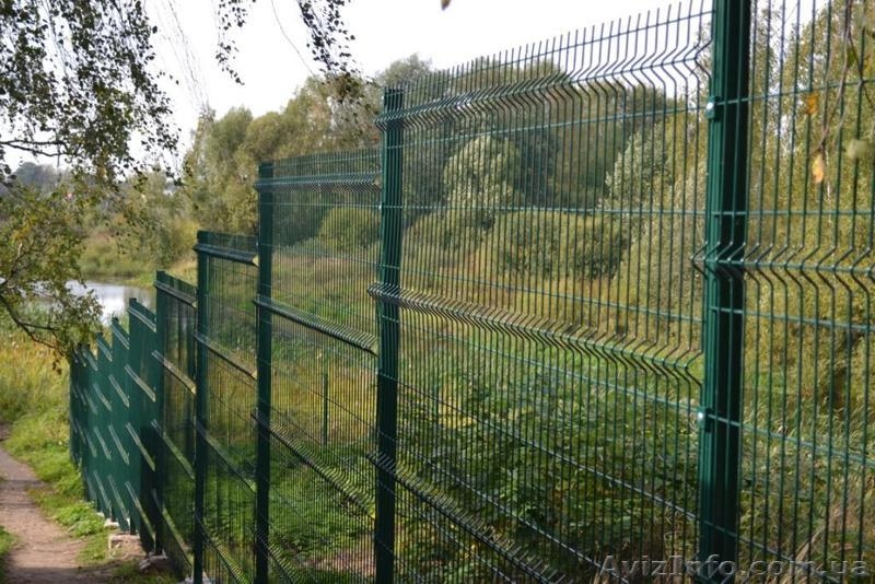 Сварной забор из сетки для дачи «РУБЕЖ» 3D с полимерным покрытием купить - <ro>Изображение</ro><ru>Изображение</ru> #5, <ru>Объявление</ru> #1605127