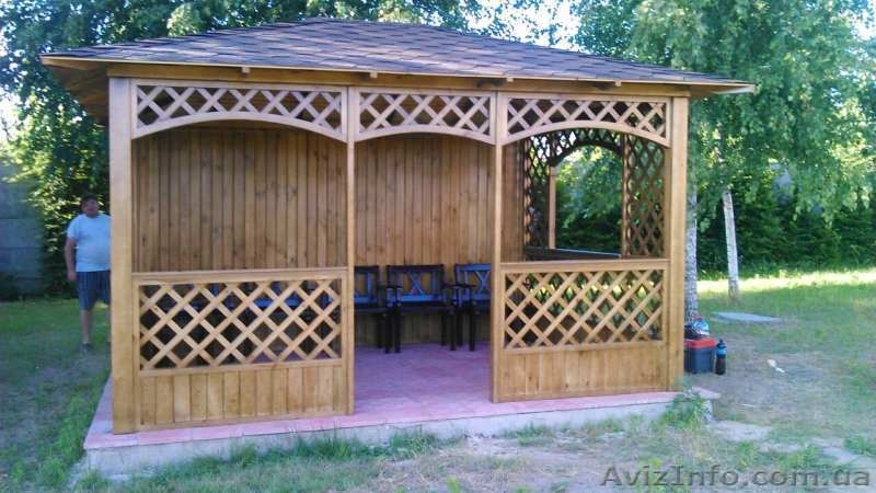 Практичные беседки, альтанки деревянные (профессиональный подход) - <ro>Изображение</ro><ru>Изображение</ru> #1, <ru>Объявление</ru> #1609710