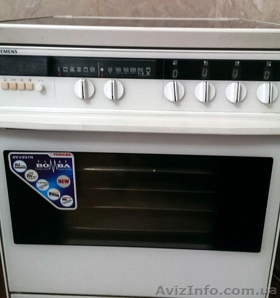 Эпектроплита Siemens HL- стеклокерамика с выдвижной тележкой духовки - <ro>Изображение</ro><ru>Изображение</ru> #4, <ru>Объявление</ru> #1613519