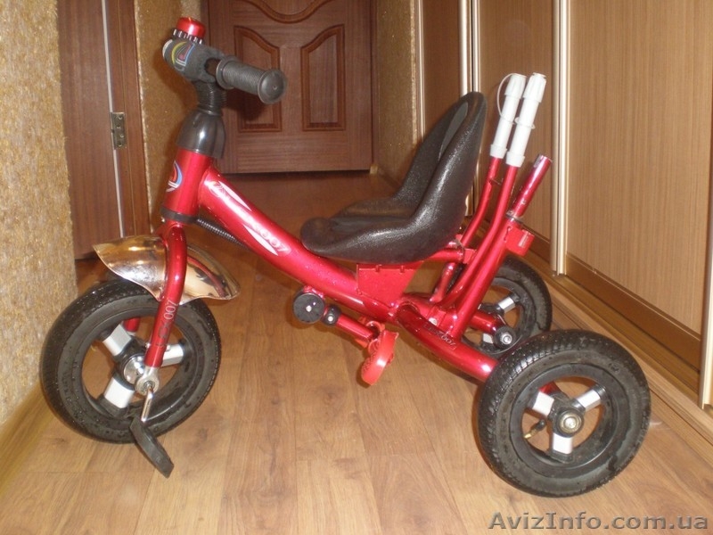 Продам 3-колесный велосипед Lex-007 с родит. ручкой (НАДУВНЫЕ КОЛЕСА) - <ro>Изображение</ro><ru>Изображение</ru> #9, <ru>Объявление</ru> #1616450