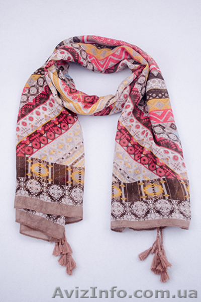 Шарф из вискозы с орнаментом - <ro>Изображение</ro><ru>Изображение</ru> #2, <ru>Объявление</ru> #1619496