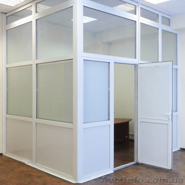 Перегородки для дому та офісу. Пластикові та алюмінієві. Недорого. - <ro>Изображение</ro><ru>Изображение</ru> #4, <ru>Объявление</ru> #1617957