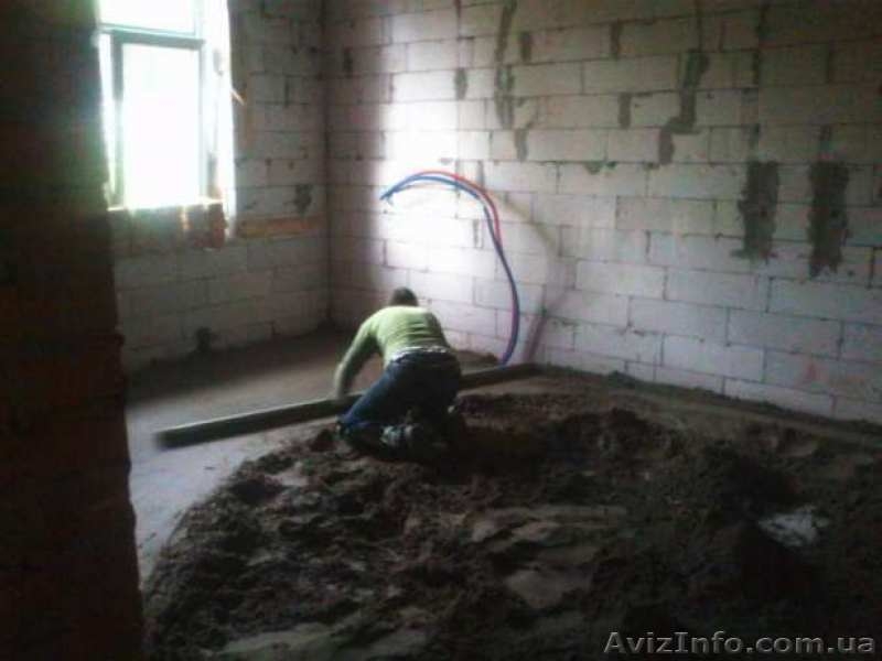 Стяжка пола. Полусухая стяжка. Стяжка машинным способом - <ro>Изображение</ro><ru>Изображение</ru> #1, <ru>Объявление</ru> #1629855
