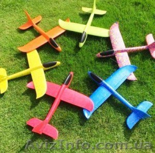 Продам самолет метательный из пенопласта 48 см и 36 см ОПТ - <ro>Изображение</ro><ru>Изображение</ru> #4, <ru>Объявление</ru> #1628855