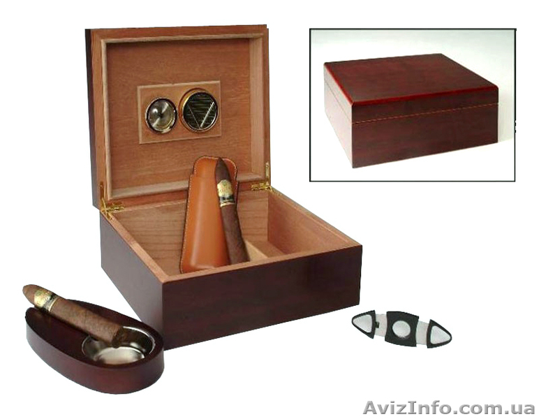 Хьюмидоры кедровые с набором: пепельница, гильотина, футляр для сигар - <ro>Изображение</ro><ru>Изображение</ru> #3, <ru>Объявление</ru> #1631249