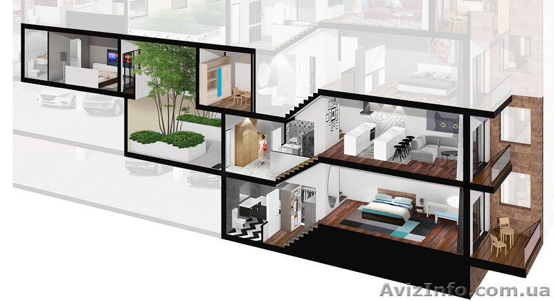 4-к квартира с паркингом в клубном доме GARDENHOUSE, ст.м.Голосеевская - <ro>Изображение</ro><ru>Изображение</ru> #3, <ru>Объявление</ru> #1634871