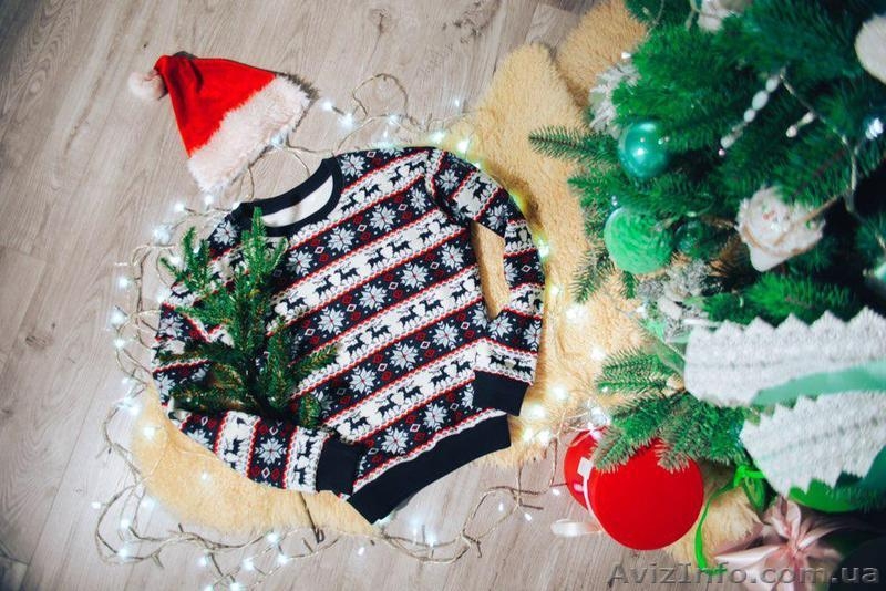 Новогодний свитер с оленями - <ro>Изображение</ro><ru>Изображение</ru> #2, <ru>Объявление</ru> #1639398