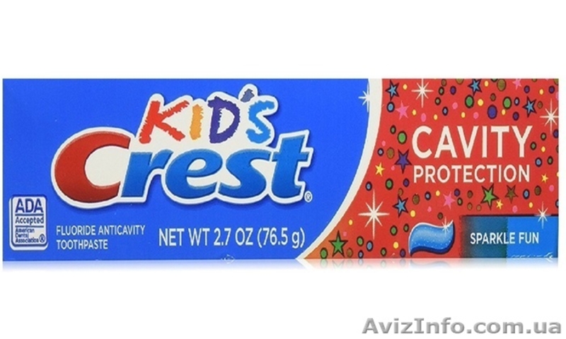 Детская зубная паста Crest Kid’s Cavity Sparkle Fun -130грамм-USA - <ro>Изображение</ro><ru>Изображение</ru> #2, <ru>Объявление</ru> #738220