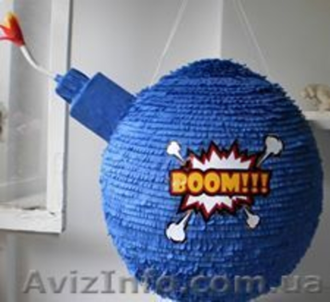Пиньята бомба ( любого размера и цвета ) - <ro>Изображение</ro><ru>Изображение</ru> #5, <ru>Объявление</ru> #834671
