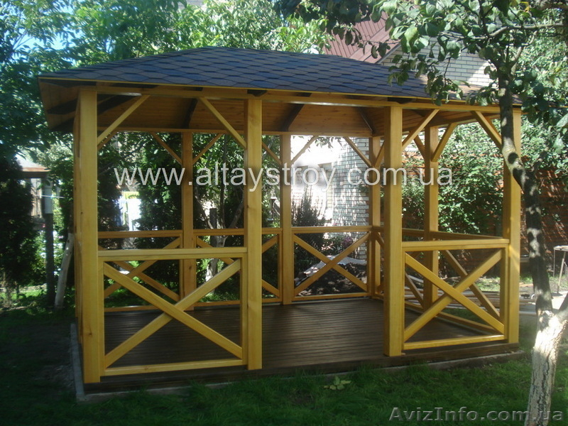 Беседки, альтанки  деревянные. - <ro>Изображение</ro><ru>Изображение</ru> #3, <ru>Объявление</ru> #429679