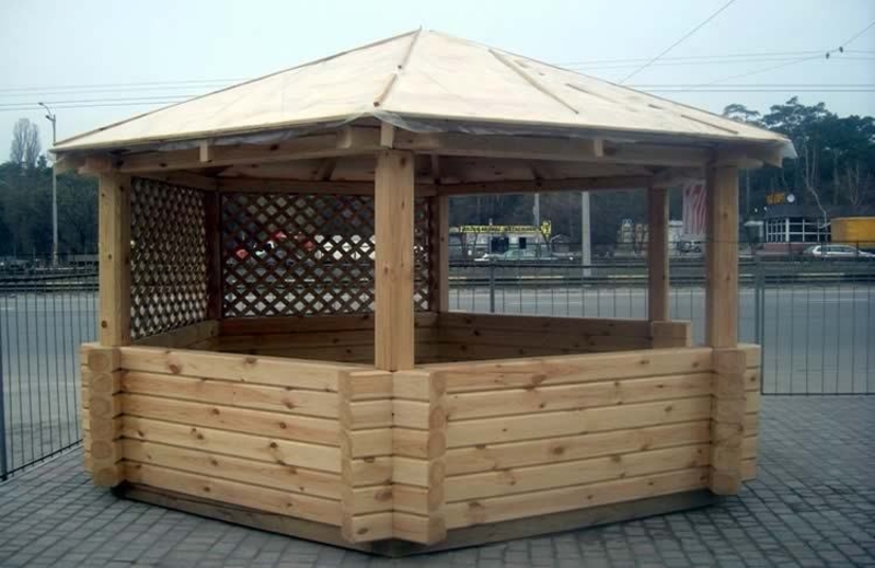 Альтанка з дерева. Деревянная беседка. Альтанка.  - <ro>Изображение</ro><ru>Изображение</ru> #6, <ru>Объявление</ru> #1592124