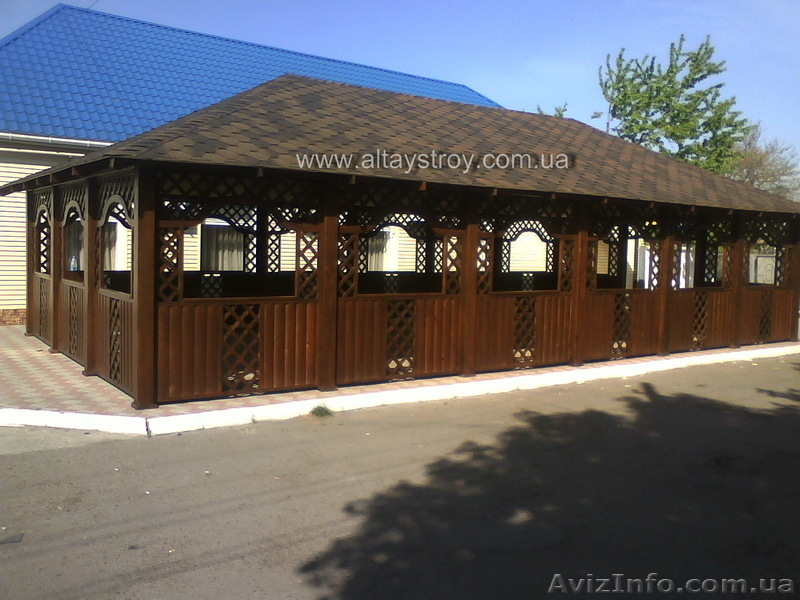 Беседки, альтанки  деревянные. - <ro>Изображение</ro><ru>Изображение</ru> #6, <ru>Объявление</ru> #429679